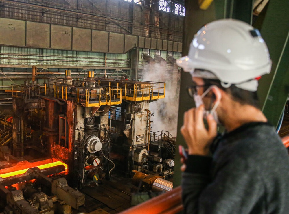 رشد ۵.۵ درصدی تولید فولاد ایران